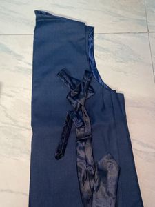 Men's Dark Blue blazer With Tie 3pis