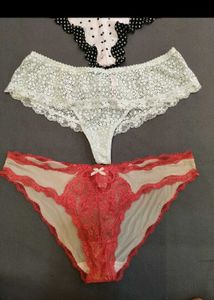 Lace &amp; Pattern Panty Bundle