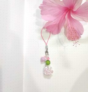 Flower Pink Phone Charm🌸🌺🌷