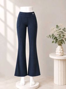 Navy Flare Leggings