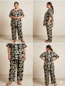 Floral Print Sleepwear Set (cordset)