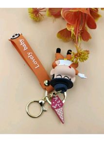 Orange Shin-chan Sunny Boy Keychain