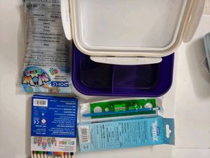 DOMS Stationery Set &amp; Lunch Box Combo