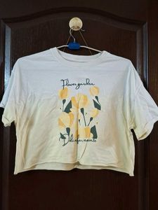 Cute Flower Garden Crop Top