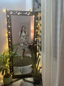 Boho Print Smocked Maxi Dress