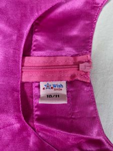 Vibrant Pink Ruffled Party Dress
