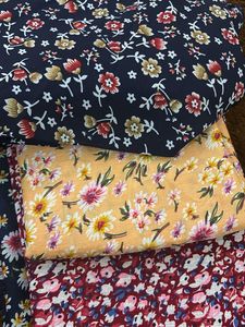 5 set Floral Print Dress Material Bundle