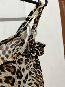 Length-39,,Leopard Print Slip Dress
