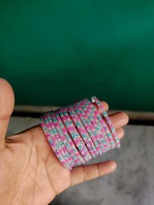 Brand New Sparkling Pink & Blue Bangles
