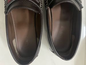 Men's Brown Faux Leather Loafers