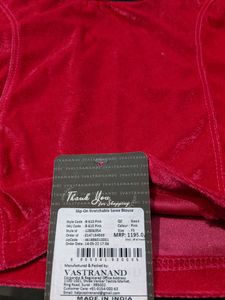 Velvet Ready Made Blouse