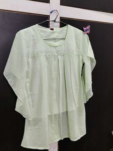 Light Green Embellished top