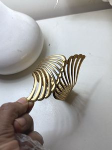 Gold Tone Statement Cuff Bracelet
