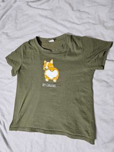Cute Corgi "Hey Corgeous" T-Shirt URBANIC