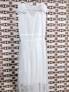 White Tulle Dress