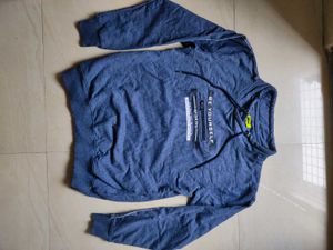 Men's Blue Graphic Hoodie