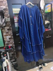 blue abaya