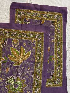Vibrant Paisley Print Cotton Pillow covers