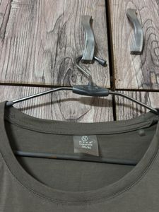Men's Basic Olive Green T-Shirt