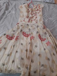Embroidered Anarkali Dress