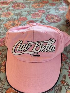 Ciao Bella Pink Baseball Cap