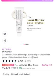 Dr. Althea Viral Barrier Repair Cream