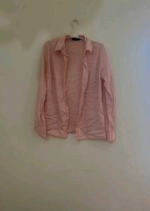 Chic Pink Button-Up Shirt