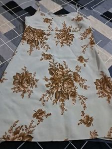 Floral PRINT  One Piece Dress Imported Fabric