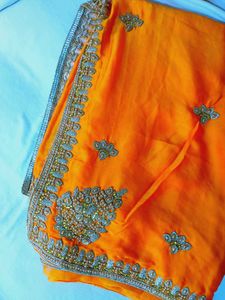 Mustard Festival Saree