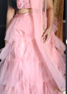 Lehenga Beautiful Ruffle Detailing