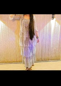Ruffle Two Piece Long Dress 🎉🎉🎉🎉