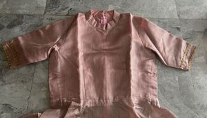 Pink Kurta Palazzo Set