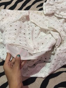 Chic White Broderie Anglaise Top