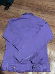 Lavender Denim Jacket