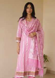 Elegant Pink Kurta Set with Dupatta 🩷✨