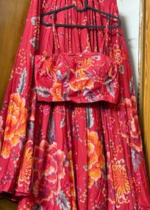 Floral Lehenga Set with Jacket