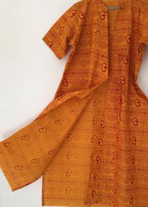 New Cotton Kurta  half sleeves wrap Top