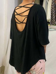 Black Oversized T-Shirt