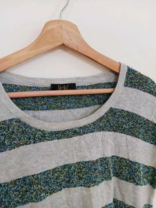 Striped Short Sleeve Top