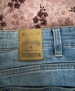 Only &amp; Sons Men's Classic Fit Distressed Jeans