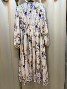 Bohemian Floral Print Maxi Dress