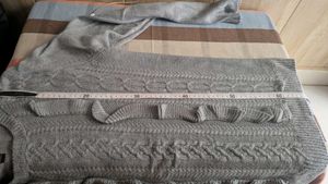 Grey Cable Knit Top