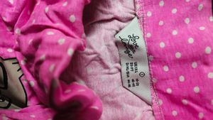 Cute Pink Polka Dot Capris