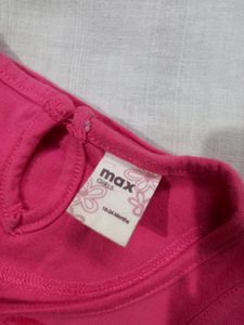 Cute Pink Summer Top For Baby Girl (18-24 months)