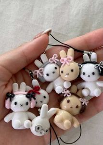 Cute Kawaii Bunny Charms