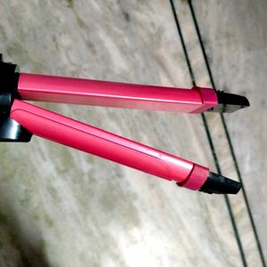 Pink Hair Curler &amp; Straightener