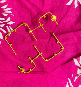 Geometric Gold Earrings