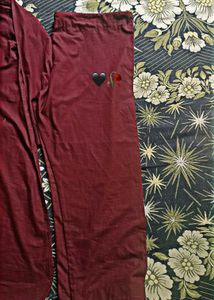 Maroon Men's Collar Kurta – Excellent ConditionDes