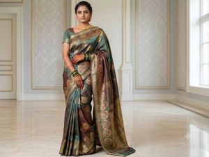Semi Silk saree with stitched blouse