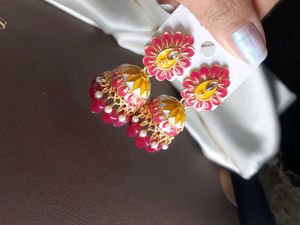 Beautiful MEENAKARI EARRING 💞👌👌